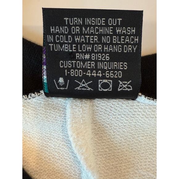 Otomix Athletics Sweatshirt XXL Black White Stripe Retro Bodybuilding USA NWT - Picture 4 of 10